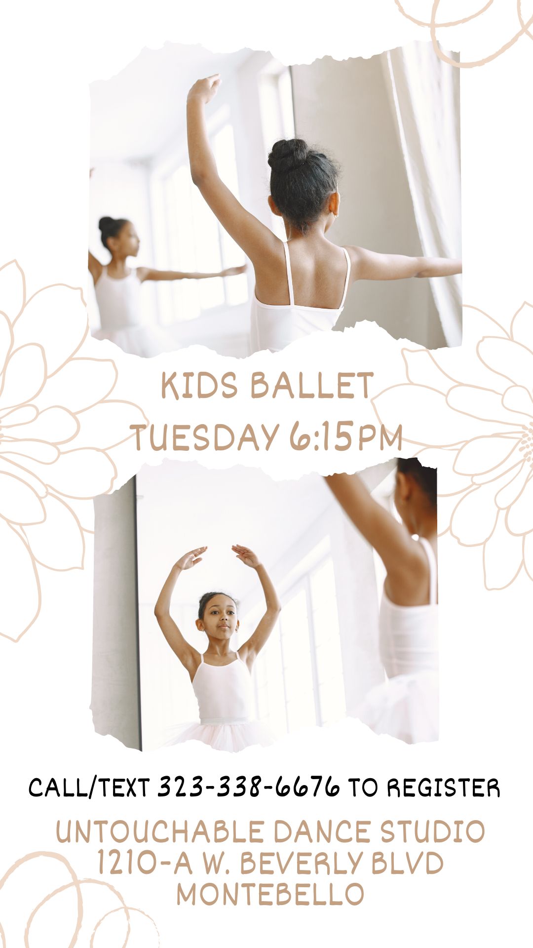 ballet dance class kids montebello untouchable<br />
