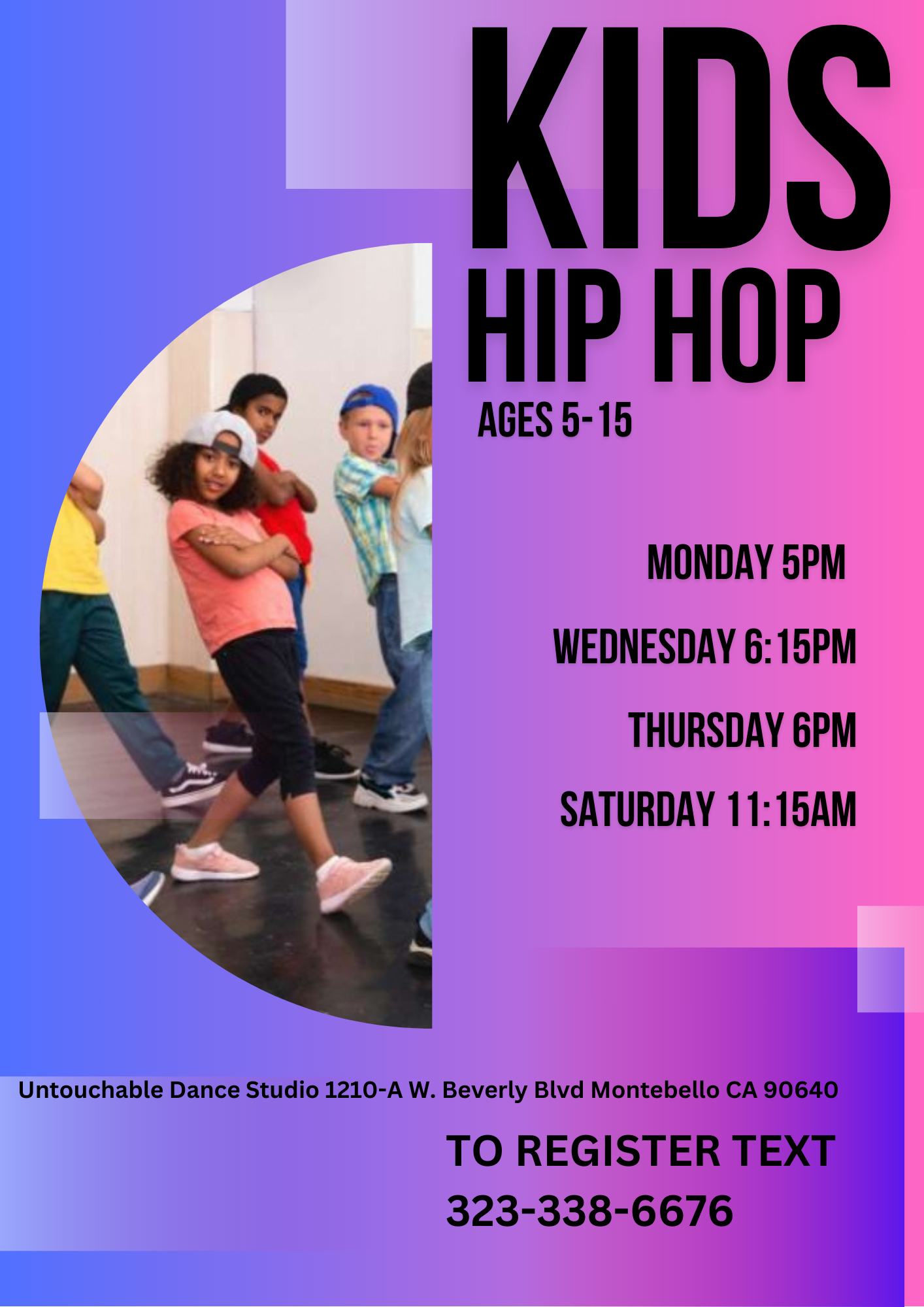 Kids dance classes hip hop